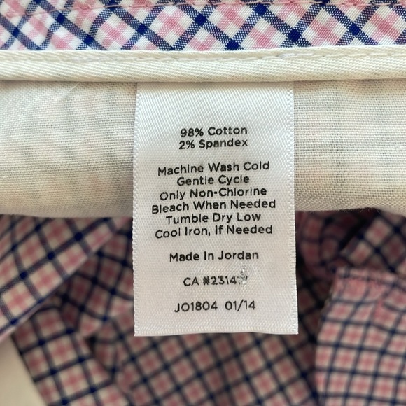 Talbots Pink and Blue Signature Plaid Capri Pants. Size 12. - Picture 12 of 14